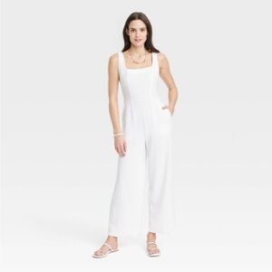 NWT white jumpsuit bridal or summer jumpsuit!